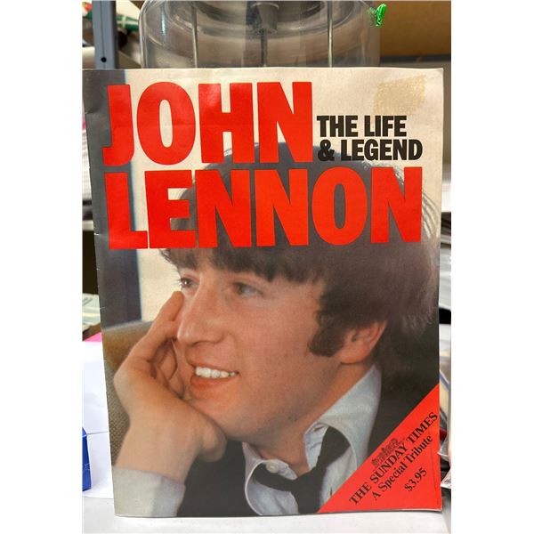 John Lennon The Life & Legend Magazine The Sunday Times Special Tribute 1980
