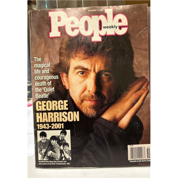 People Weekly Magazine Dec 17, 2001 - George Harrison Tribute Issue