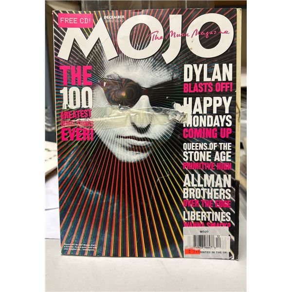 MOJO The Music Magazine December 2002 - Dylan Blasts Off!, Happy Mondays
