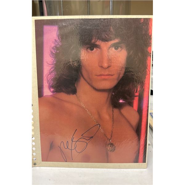 Rex Smith Signed Vintage Shirtless Portrait Photo Autographed Memorabilia