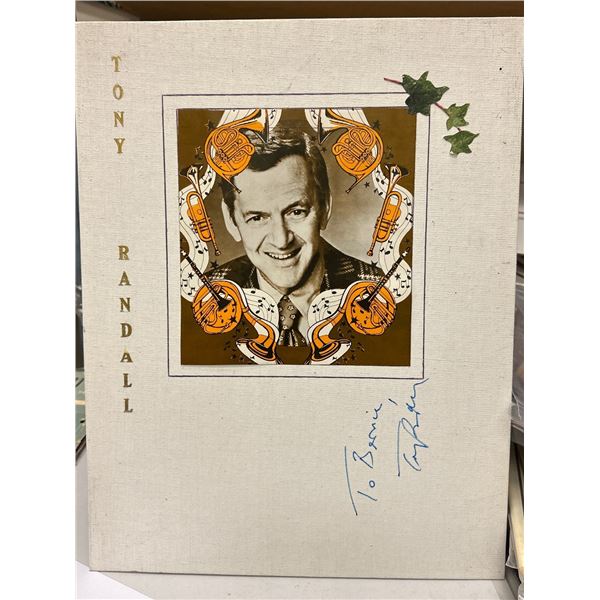 Autographed Tony Randall Portrait on 14x18 Grumbacher Canvas Board