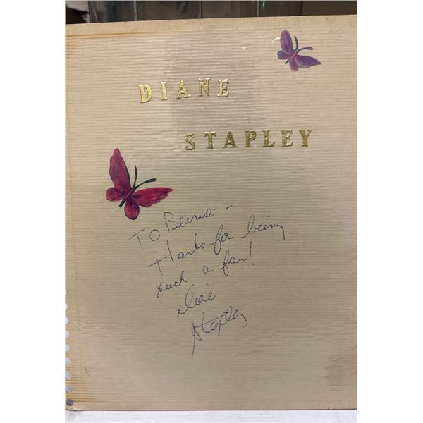 Diane Stapley Signed Autographed Folder Canadian Singer & TV Show Host