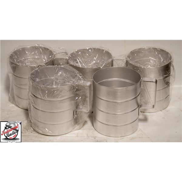 5-1 1/2 LITER JOHNSON ROSE BAKERS DRY MEASURES