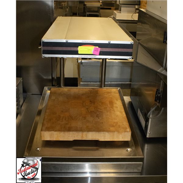 HATCO COUNTER TOP CARVING STATION W/ WOOD CARVING