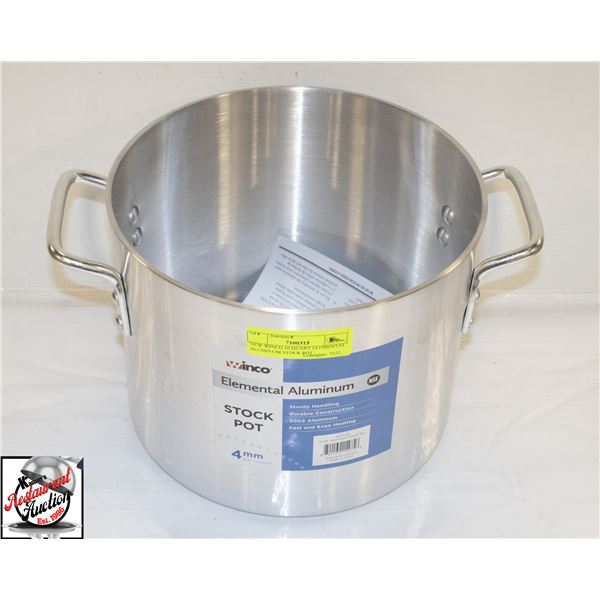NEW WINCO 10 QUART ELEMENTAL ALUMINUM STOCK POT