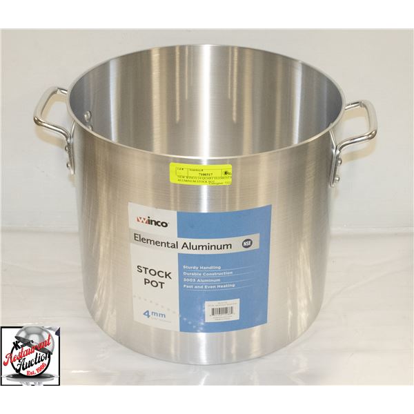 NEW WINCO 24 QUART ELEMENTAL ALUMINUM STOCK POT
