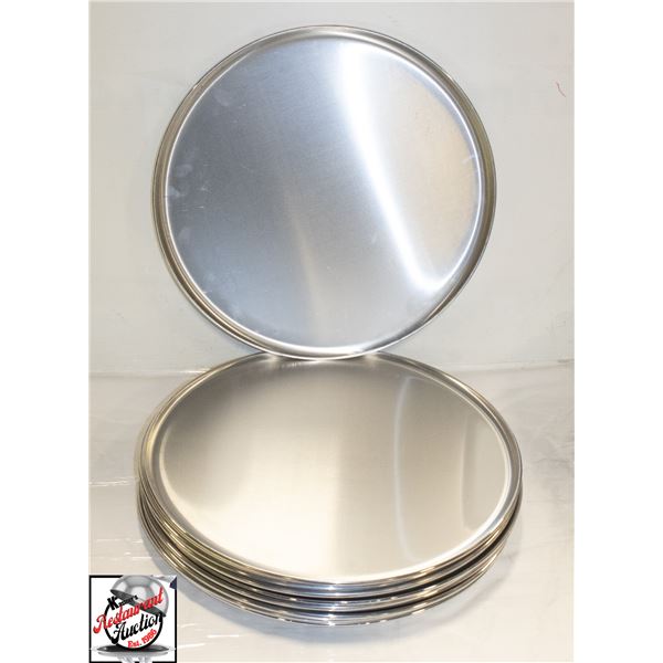 15 NEW 17  ALUMINUM PIZZA PANS
