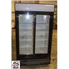 UPRIGHT DOUBLE SLIDING GLASS DOOR COOLER