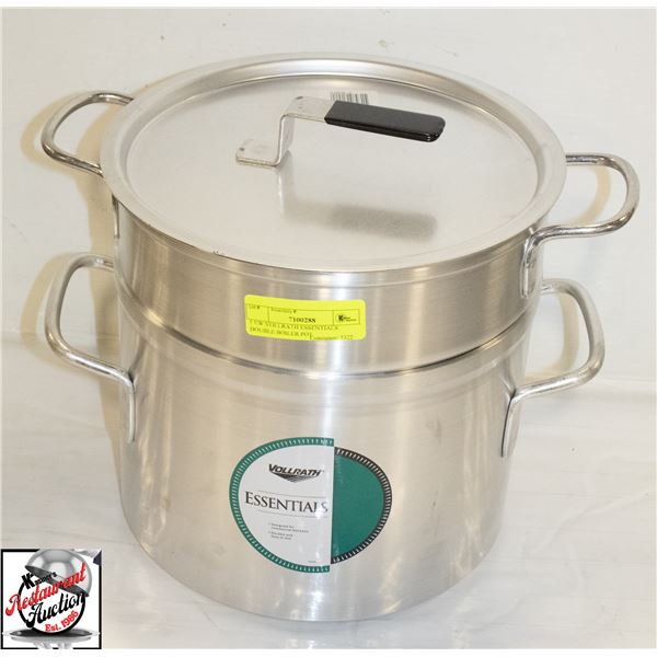 NEW VOLLRATH ESSENTIALS DOUBLE BOILER POT
