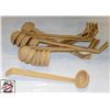 12 NEW TAN MEDIUM SERVING LADLES