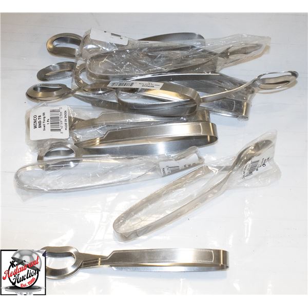 12 NEW WINCO SMALL METAL TONGS