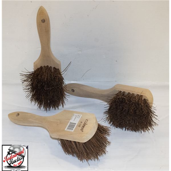 3 NEW WINCO 10" POT BRUSHES