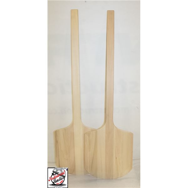 2 NEW 24" WOOD PIZZA PEELS