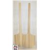 2 NEW 24" WOOD PIZZA PEELS