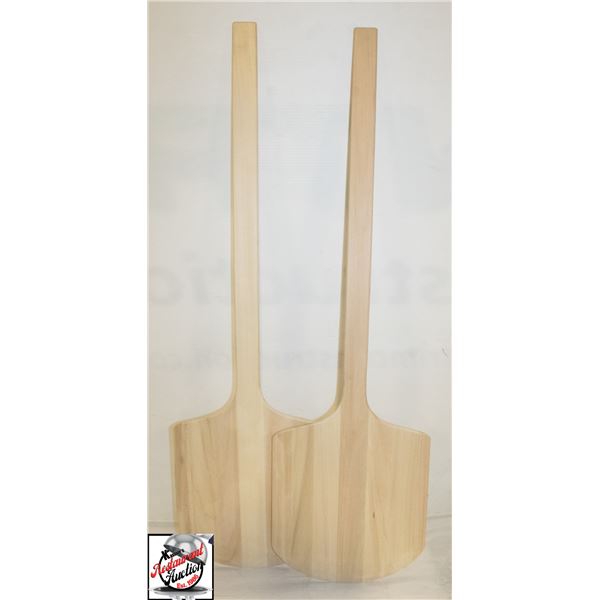 2 NEW 24" WOOD PIZZA PEELS