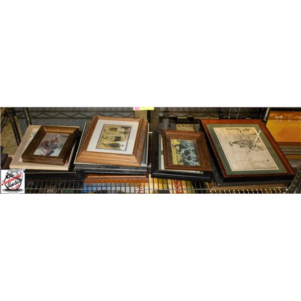 SHELF OF ASSORTED BAR WALL DECOR