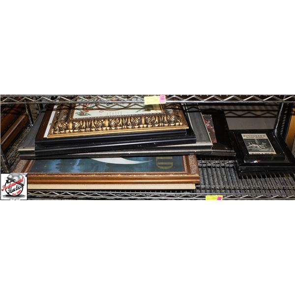 SHELF OF ASSORTED BAR WALL DECOR