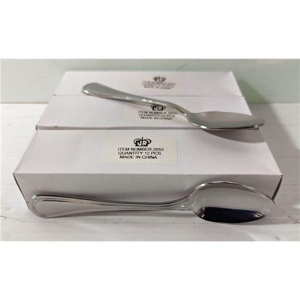 36 NEW JOHNSON ROSE ATLANTIS DINNER SPOONS