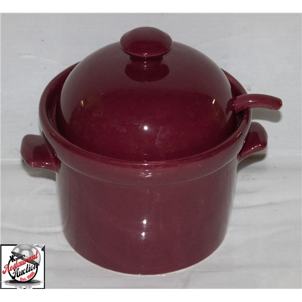1.5 QUART SOUP TOURINE W/ LADDLE