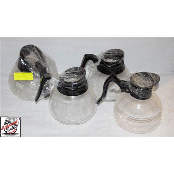 4 COFFE POTS