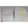 28 7" SQUARE GLASS PLATES