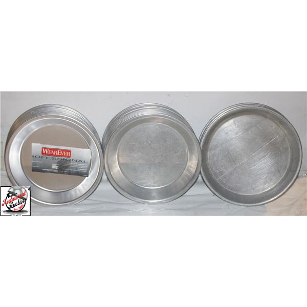 27 METAL 10" PIE PLATES