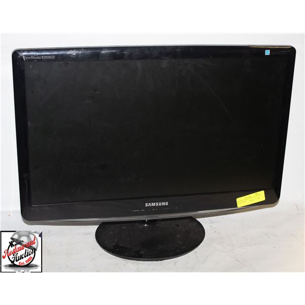 SAMSUNG 24" MONITOR * MISSING POWER CORD *