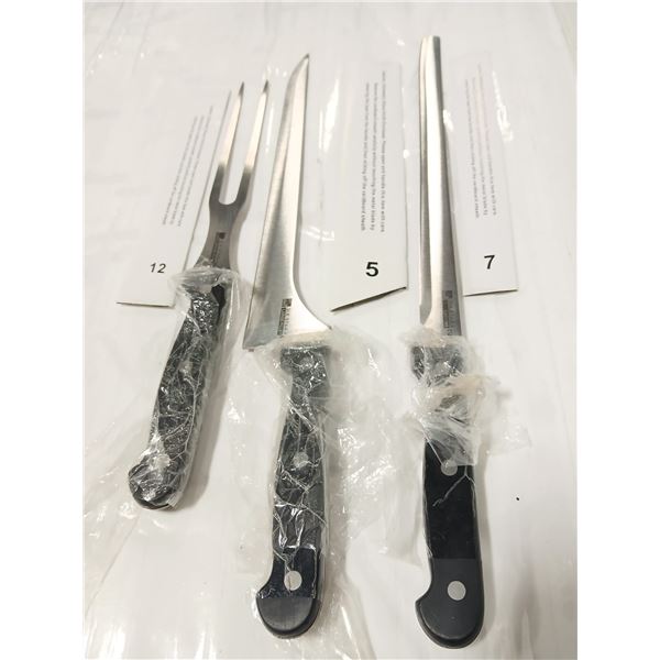 THREE RONCO SIX STAR +(PLUS) KNIVES INCLUDING: