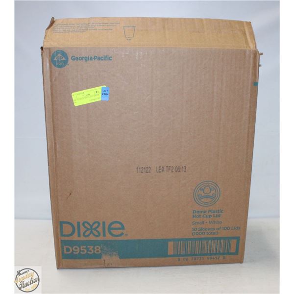 CASE OF DIXIE D9538 HOT DRINK LIDS