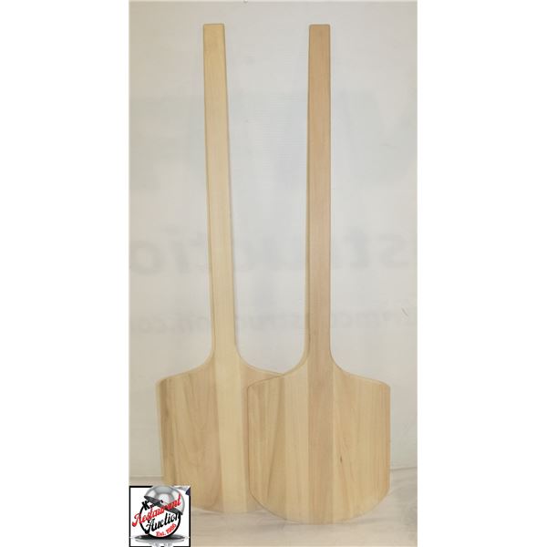 2 NEW 24" WOOD PIZZA PEELS