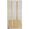 2 NEW 24" WOOD PIZZA PEELS