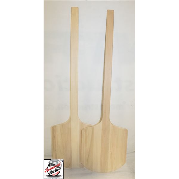 2 NEW 24" WOOD PIZZA PEELS