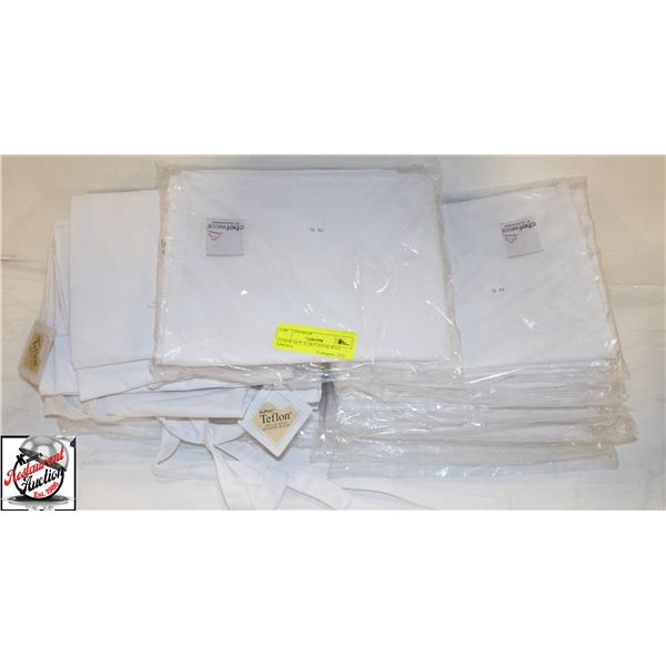 15 NEW 28.5" X 28.5" FOUR WAY APRONS