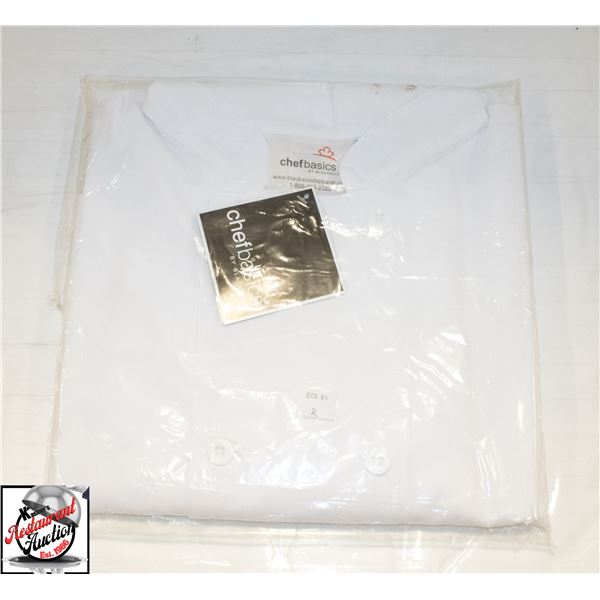 NEW XTRA LARGE WHITE CHEFS JACKET