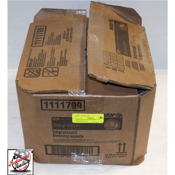 KAY 1111799 DEGREASER 2 - 2 GALLON BAGS