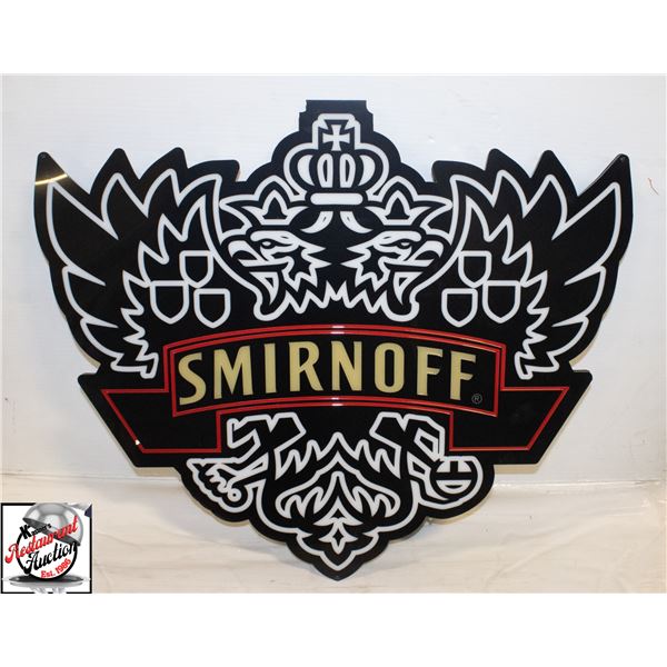 24" X 20.5" SMIRNOFF WALL DECOR * NO POWER CORD *