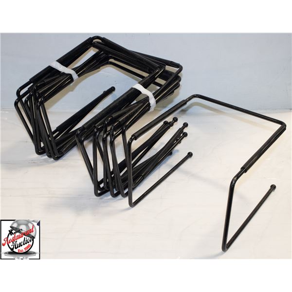 10 ASSORTED PIZZA TRAY STANDS