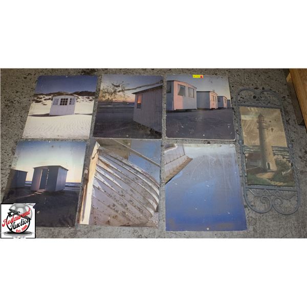 7 ASSORTED WALL DECOR