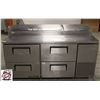 Image 1 : *SOLD AS IS* TRUE 67" 4 DRAW PIZZA PREP TABLE