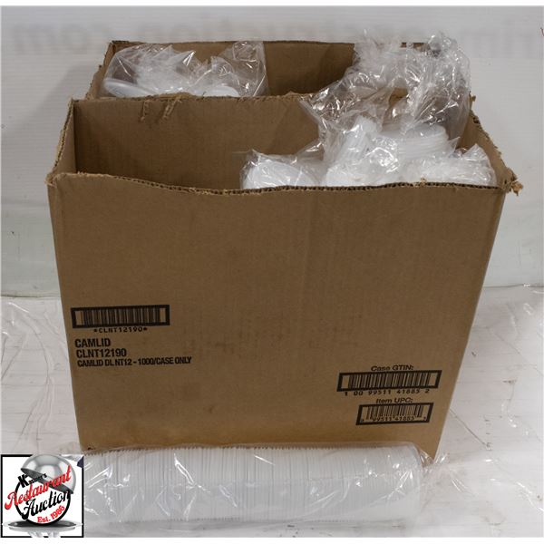 UNCOUNTED LOT OF CLNT12190 CAM LIDS