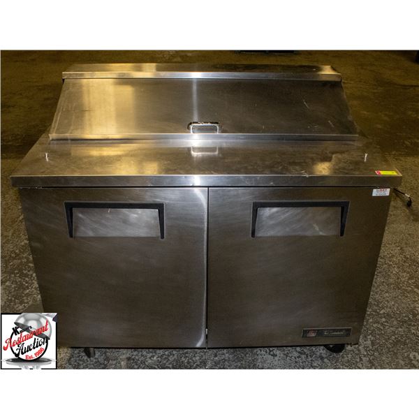 *SOLD AS IS* TRUE 48" 2 DOOR SALAD PREP TABLE