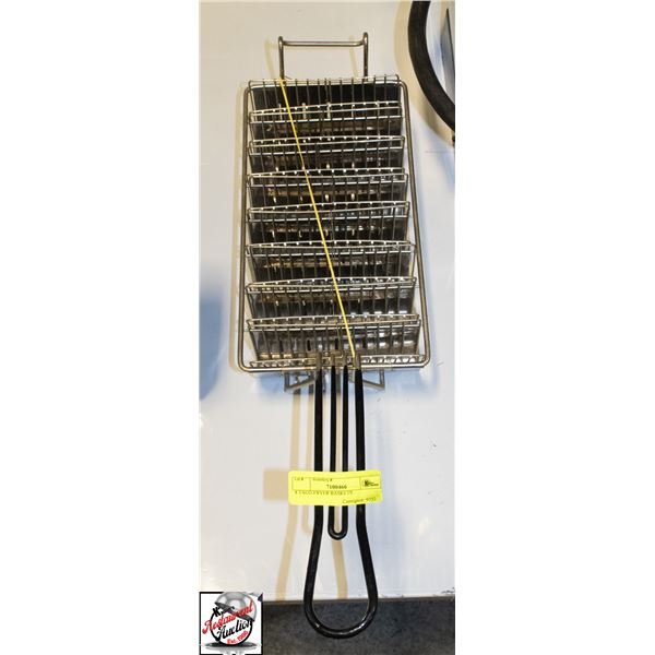 8 TACO FRYER BASKET