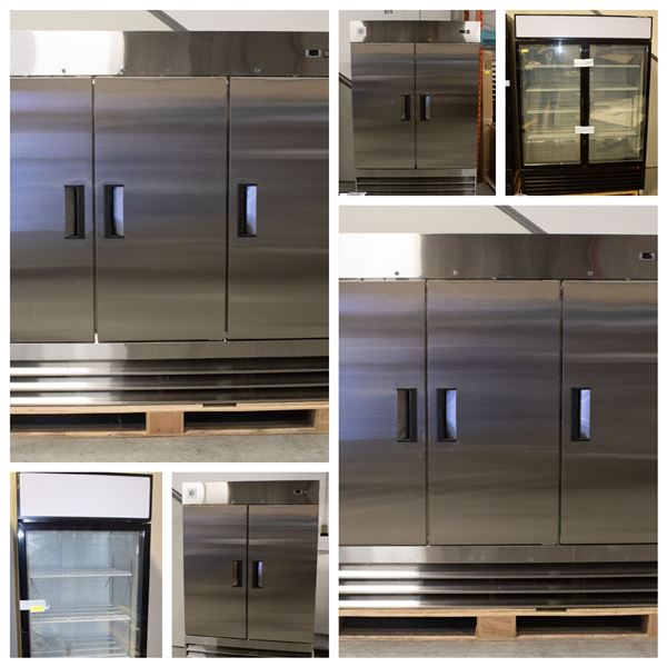 FEATURED LOTS: BRAND NEW COOLERS & FREEZERS