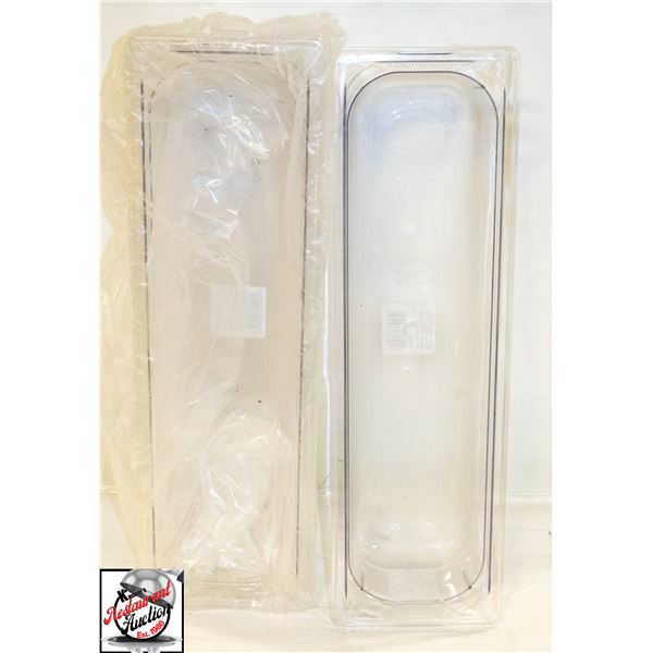 3 NEW VOLLRATH 5QT POLYCARB SUPER PANS