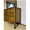 Image 2 : Nine Drawer Wooden Dresser & Mirror