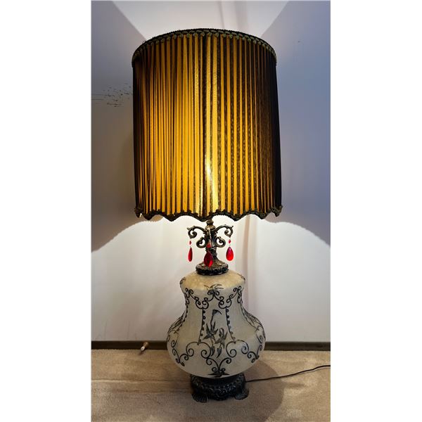 Oversized Ornate Table Lamp