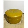 Image 1 : Vintage Yellow Ottoman