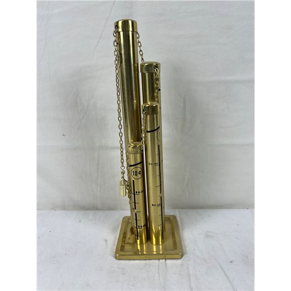 Unique Brass Coin Sorter Bank