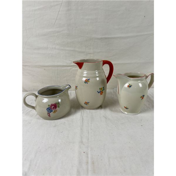 Vintage Stoneware Pitchers