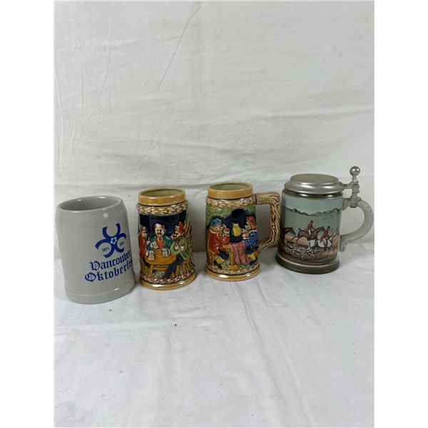 Ornate Beer Steins